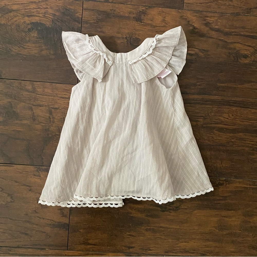 Jillians Closet Baby dress 3-6 months Easter Open Back Fully Lined